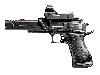 CO2 Pistole UX RaceGun Kit, Blowback, inkl. Leuchtpunktvisier Walther Competition III, Kaliber 4,5 mm BB (P18)